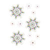 Let it Snow Jeweled Snowflake Body Stickers