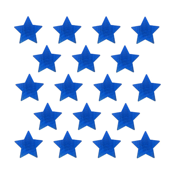 Electric Metallic Blue Star Glitz Nips Teasers