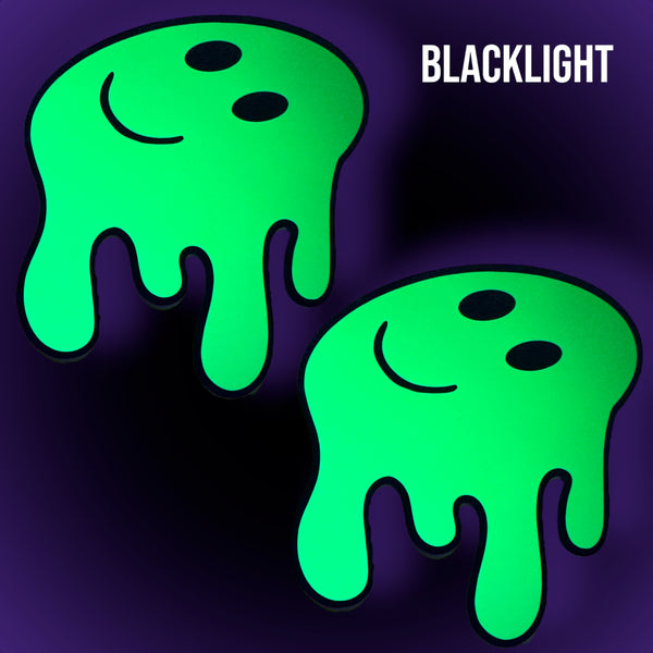 Trippy Drippy Green Reflective Drip Face