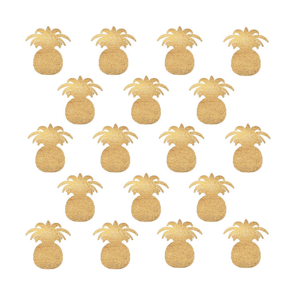 metallic gold pineapple body stickers