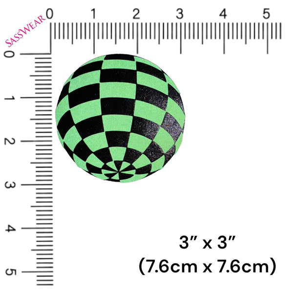 Trippy Drippy Green Reflective Disco Ball