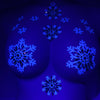 Let it Snow Jeweled Snowflake Body Stickers