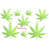420 Glow Green Body Stickers - Sasswear