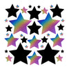rainbow reflective star ensemble pasties
