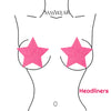 Glitz Nips Neon Pink Star Pasties