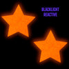 orange neon star pasties