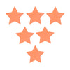 orange neon star pasties starlets