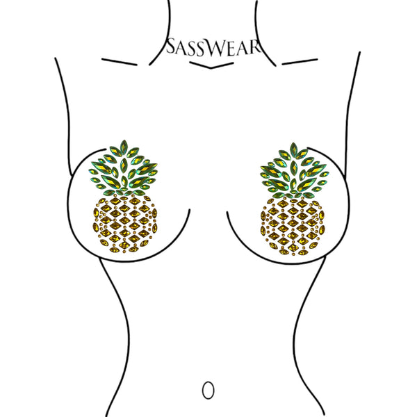 pineapple jeweled pasties