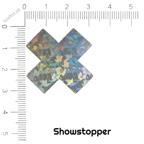 shattered glass holo x showstopper pasties