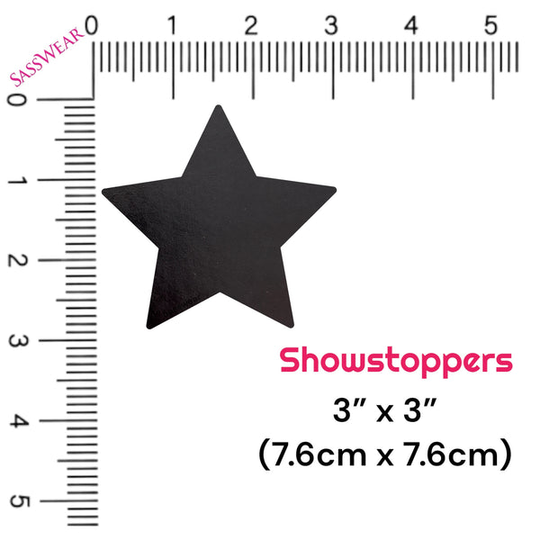 Glitz Nips Neon Pink Star Pasties