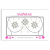 Let it Snow Jeweled Snowflake Body Stickers