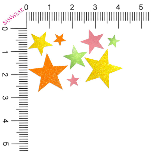 Star Glow-In-The-Dark Body Stickers-Mini - Sasswear