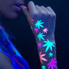 Weed Blacklight Body Stickers-40pk - Sasswear