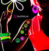Daisy/Hippy Glow-in-Dark Body Stickers-Mini - Sasswear