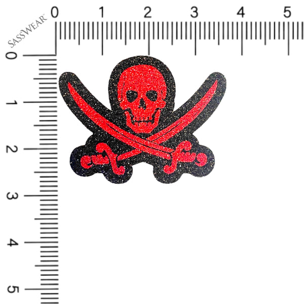 Glitz Nips Jolly Roger Pirate Pasties