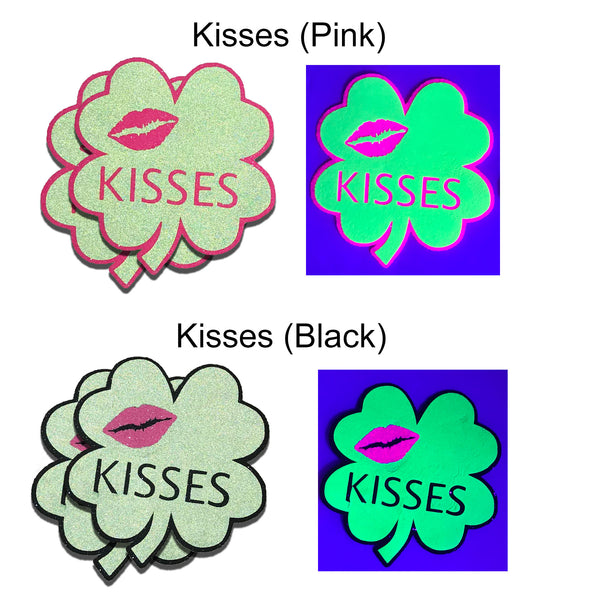 Reflective Clover Kisses Nipple Pasties - Sasswear