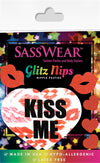 rave pasties kiss heart stickers Sasswear