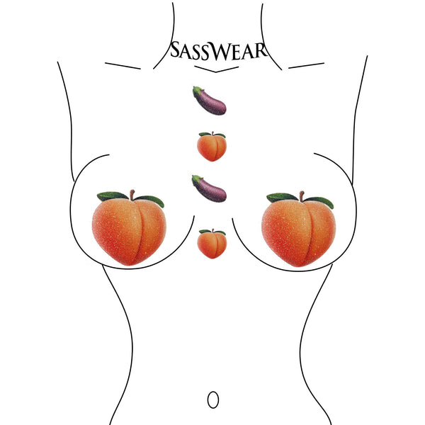 Glitz Nips Peach Delight Pasties