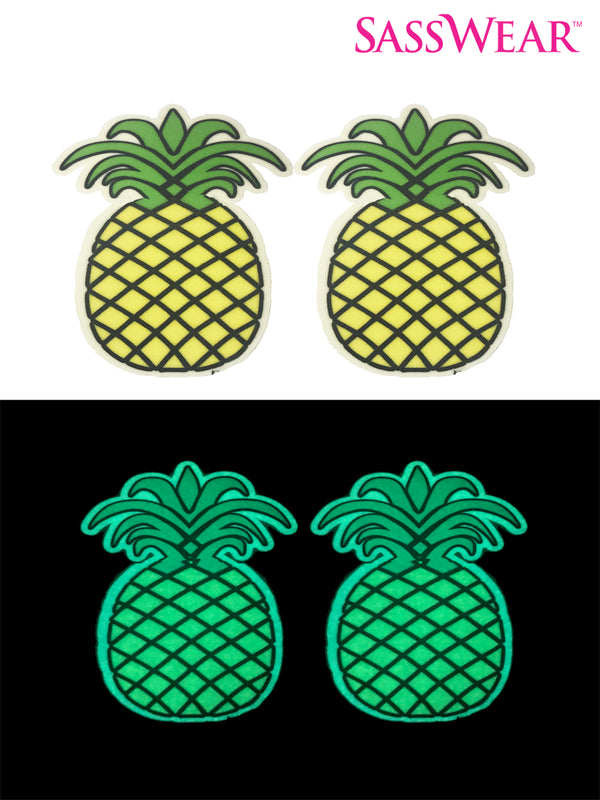 Glow Pasties-Pineapple Nipple Pasties by Sasswear