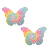Tie Dye Glitter Butterfly Glitz Nips Pasties