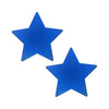Electric Metallic Blue Star Glitz Nips Pasties