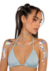 Drip Trip Alien/Star Pasties/Body Stickers Set-Holographic