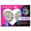 Lit Nips Light-Up Pasties- Rhinestone