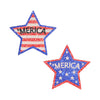 Merica' glitter star pasties 3 inch