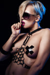 Glitz Nips Black Metallic X Pasties