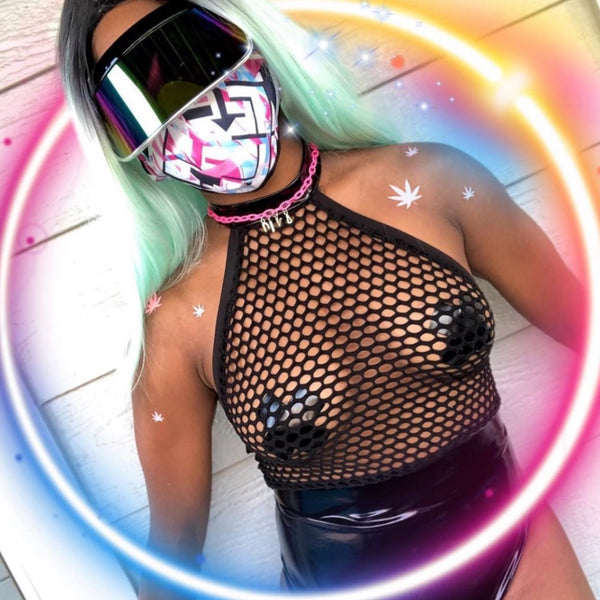 Glitz Nips Black Metallic X Pasties