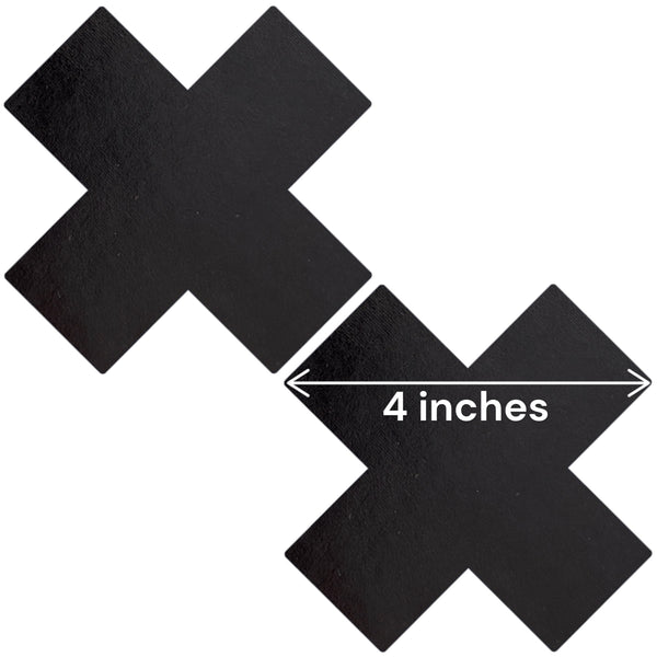Glitz Nips Black Metallic X Pasties