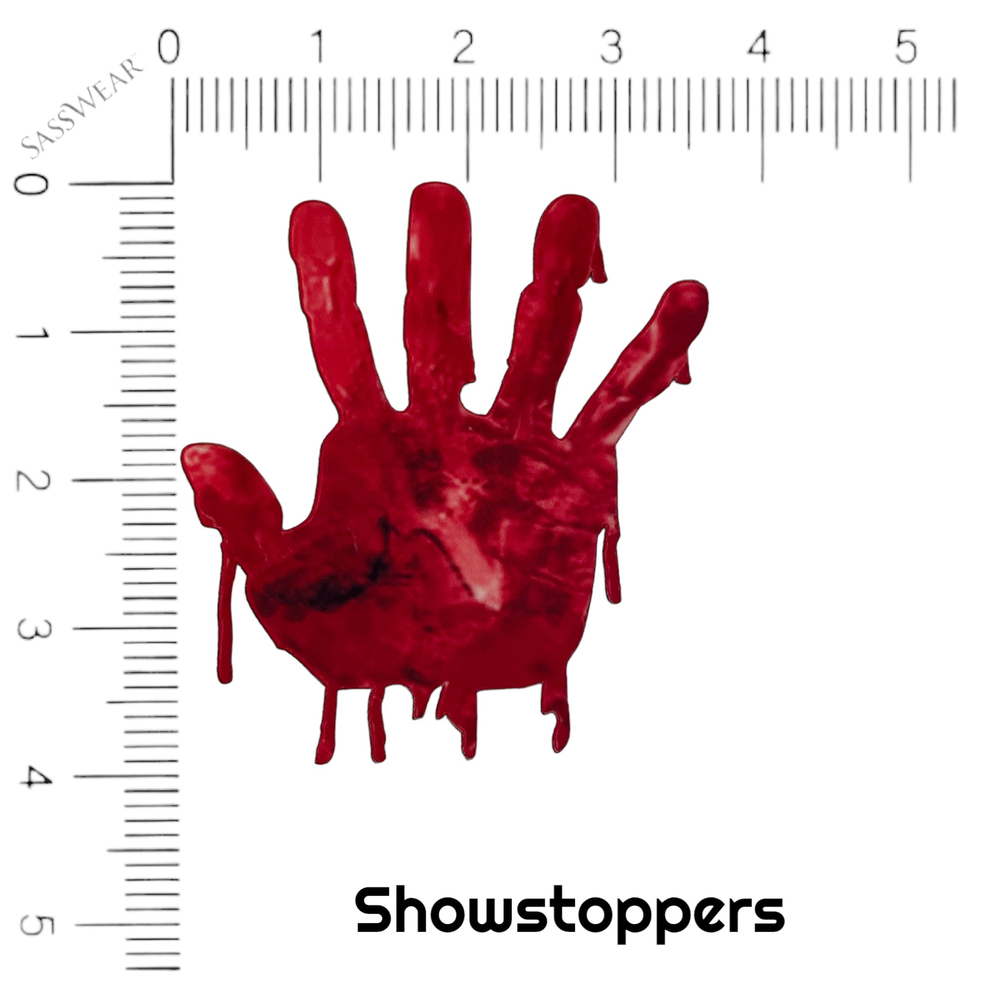 Bloddy Ruler Bloody Hands Glitz Nips Pasties – Sasswear