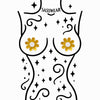 Glitz Nips Daisy Gold Pasties