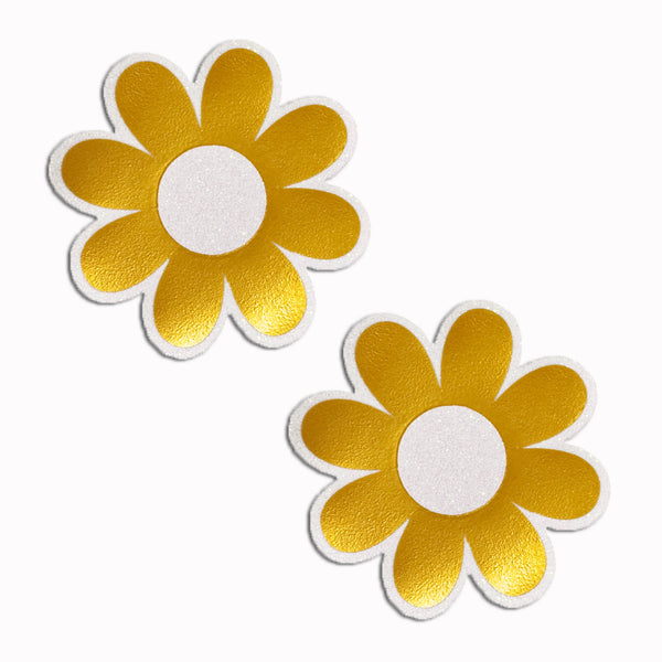 Glitz Nips Daisy Gold Pasties