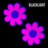 Glitz Nips Daisy Neon Pink Reflective Pasties