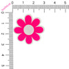 Glitz Nips Daisy Neon Pink Reflective Pasties