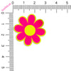 Glitz Nips Daisy Neon Pink Yellow Reflective Pasties