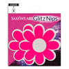 Glitz Nips Daisy Neon Pink Reflective Pasties