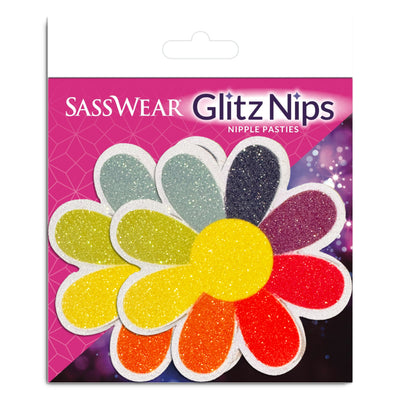 Glitz Nips Daisy Rainbow Pasties