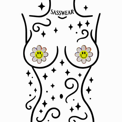 Glitz Nips Daisy Smiley Pasties
