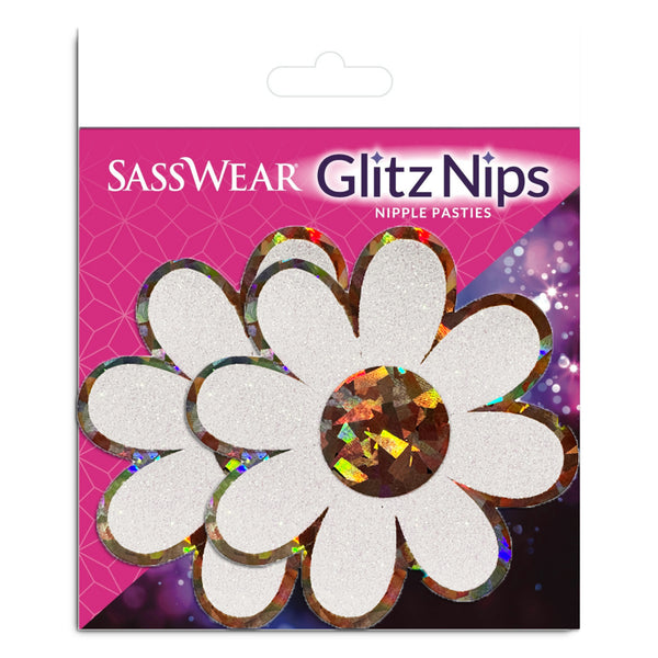 Glitz Nips Daisy Holo Pasties