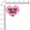 Glitz Nips NFC For the Girls Heart Pasties Neon Pink