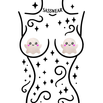 Glitz Nips Cutie Ghost Booby Pasties