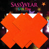 Glitz Nips Neon Orange X Pasties