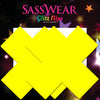 Glitz Nips Neon Yellow X Pasties
