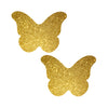 gold glitter  butterfly pasties