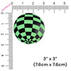 Trippy Drippy Green Reflective Disco Ball