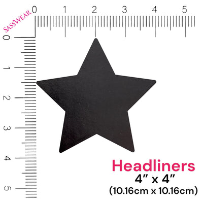 Glitz Nips Neon Pink Star Pasties
