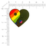 Rainbow Pride Heart Ying Yang Glitz Nips Nipple Covers