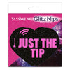 Glitz Nips NFC Just the Tip Heart Pasties Neon Pink